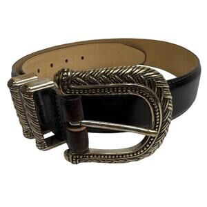 Brighton Women's Belt Size Medium, Leather, Brown, Ships Fast